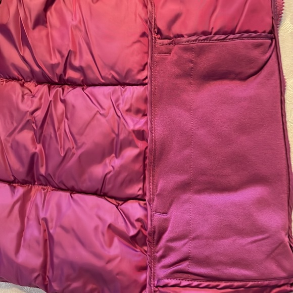 St. John’s Bay Puffer Jacket Quilted Burgundy Wine, Soft and Comfortable - Picture 7 of 9